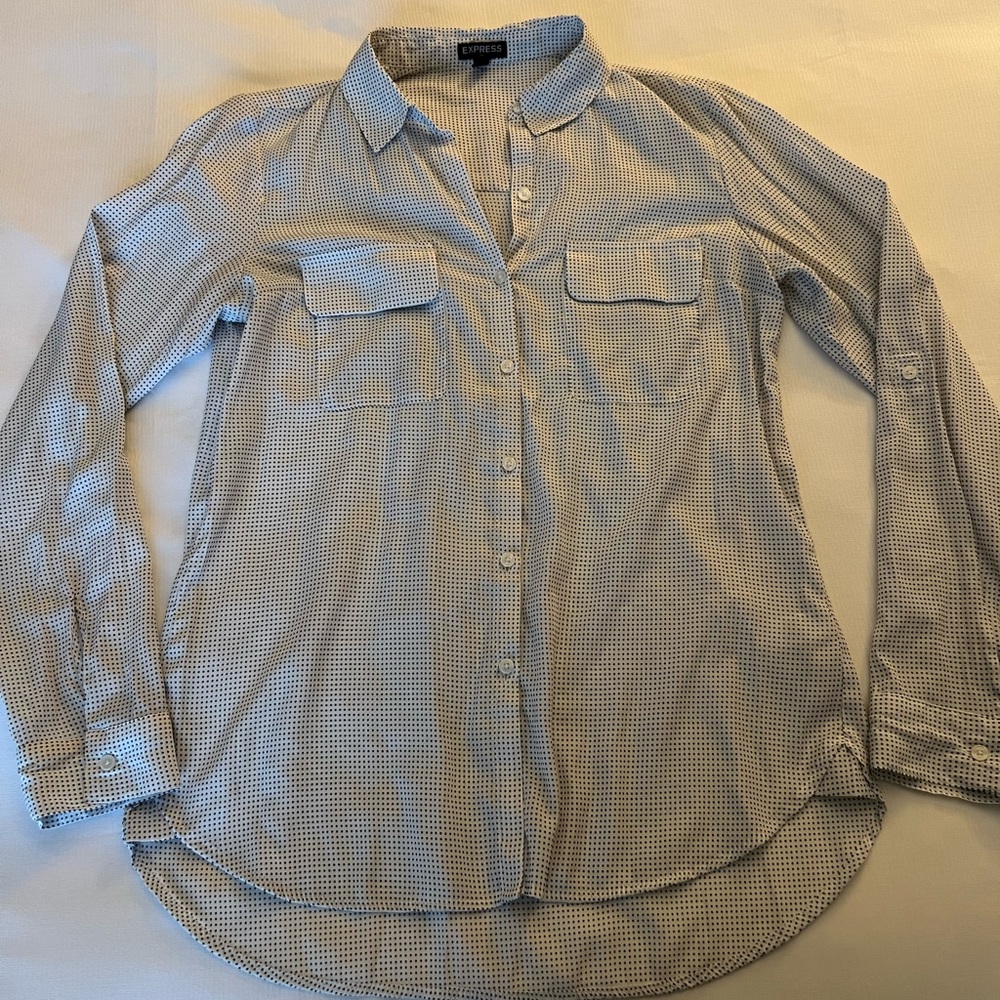 Express Polka dot Portofino Shirt